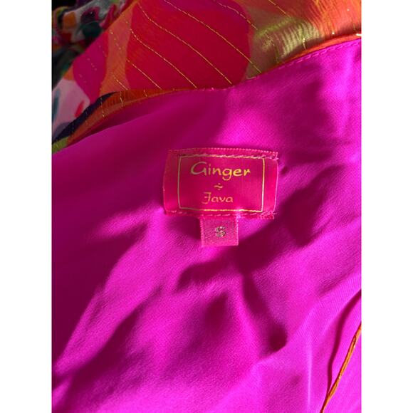 Ginger and Java Confetti Silk Mini Dress - Picture 4 of 5